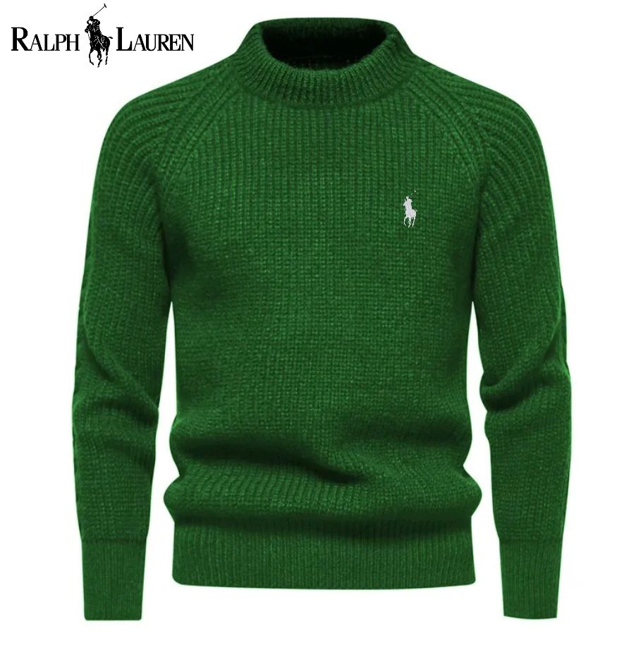 R&L – Katoenen Trui met Ronde Hals