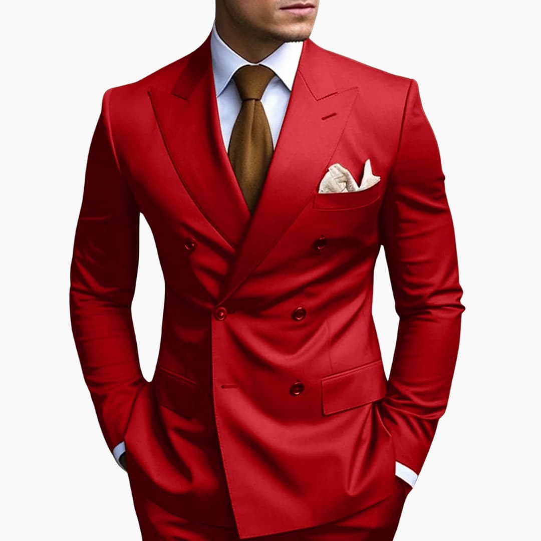 Zweireiher-Anzug für Herren - Klassisches Design mit Stil
