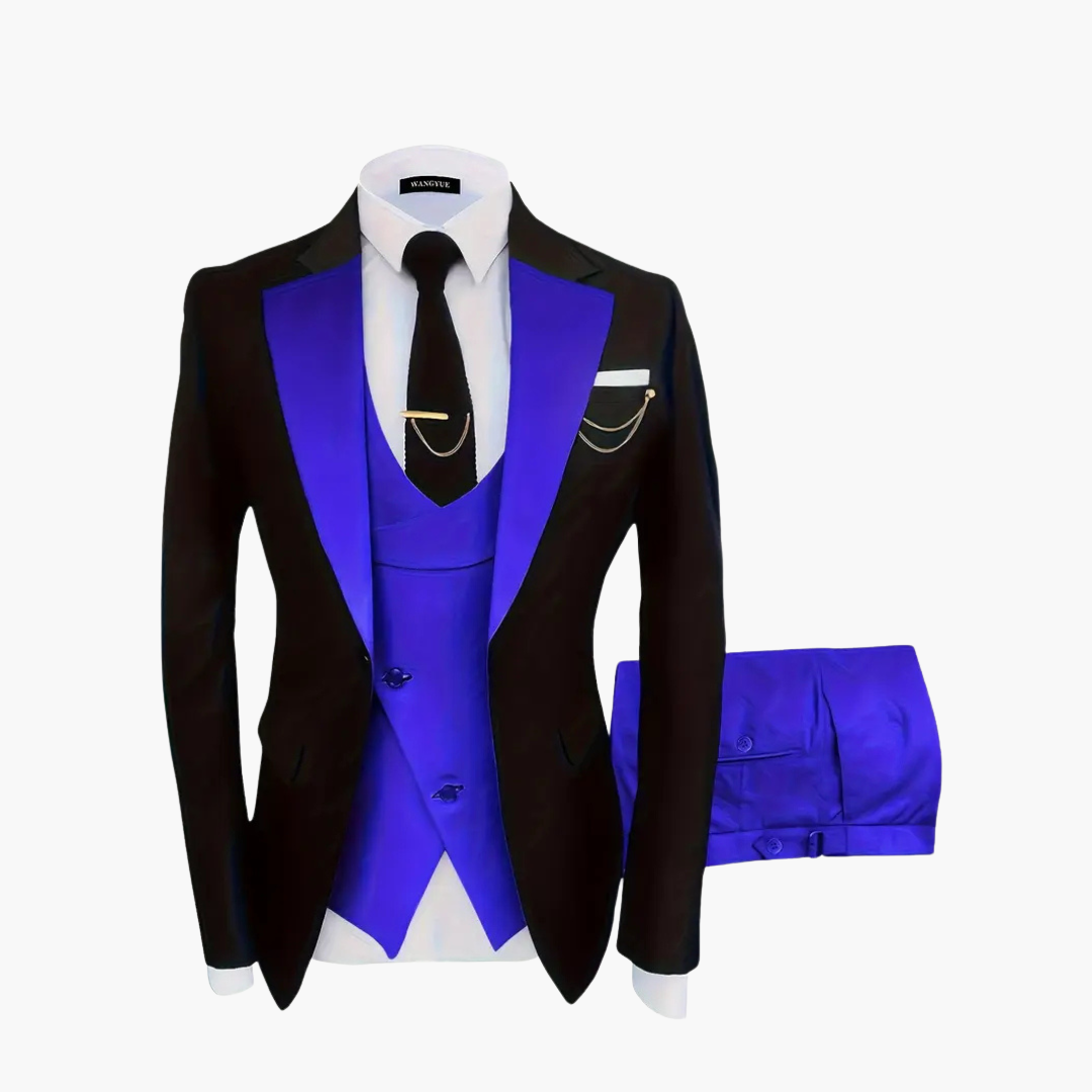 Eleganter Hochzeitsanzug - Herren 3-teilig für festliche Gäste