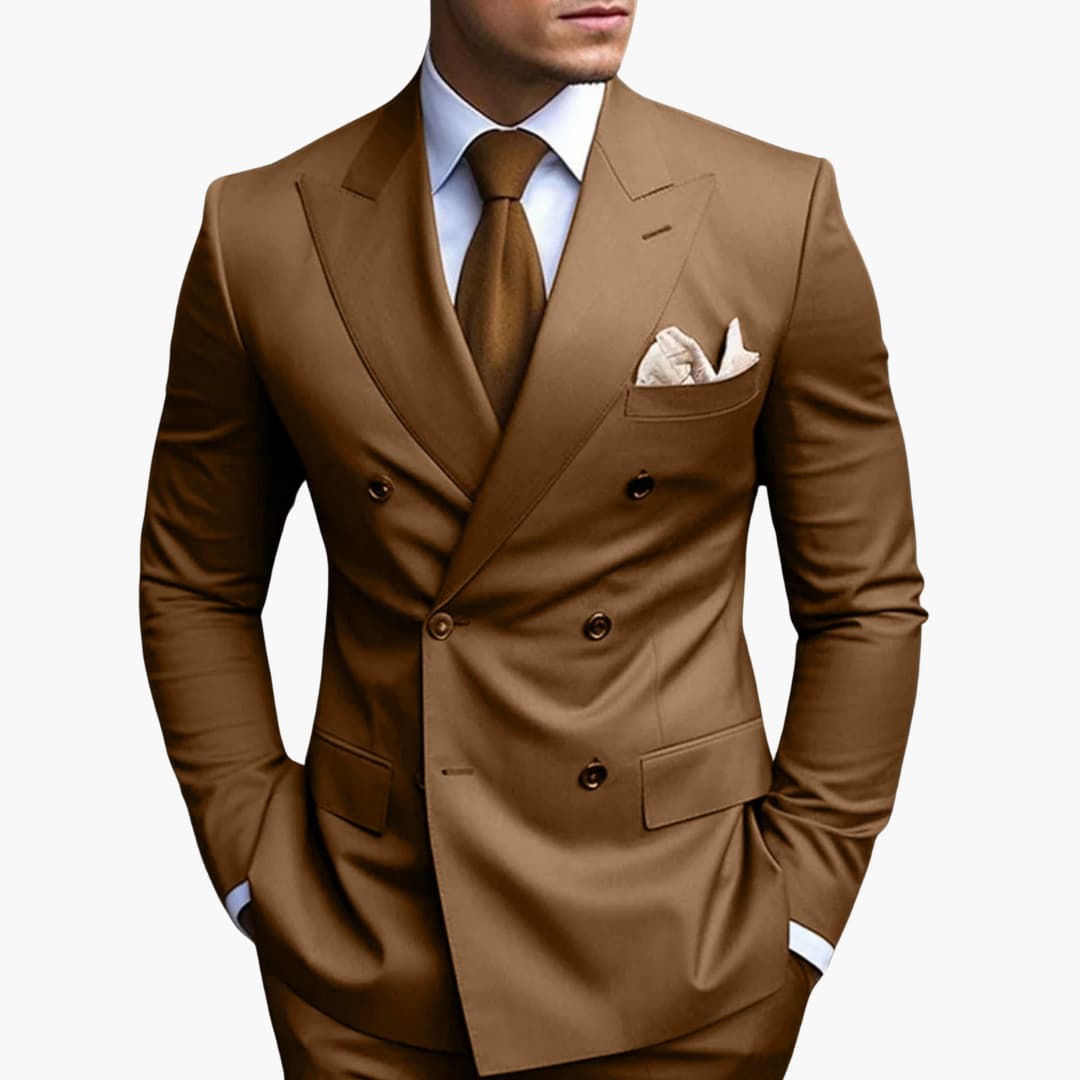 Zweireiher-Anzug für Herren - Klassisches Design mit Stil