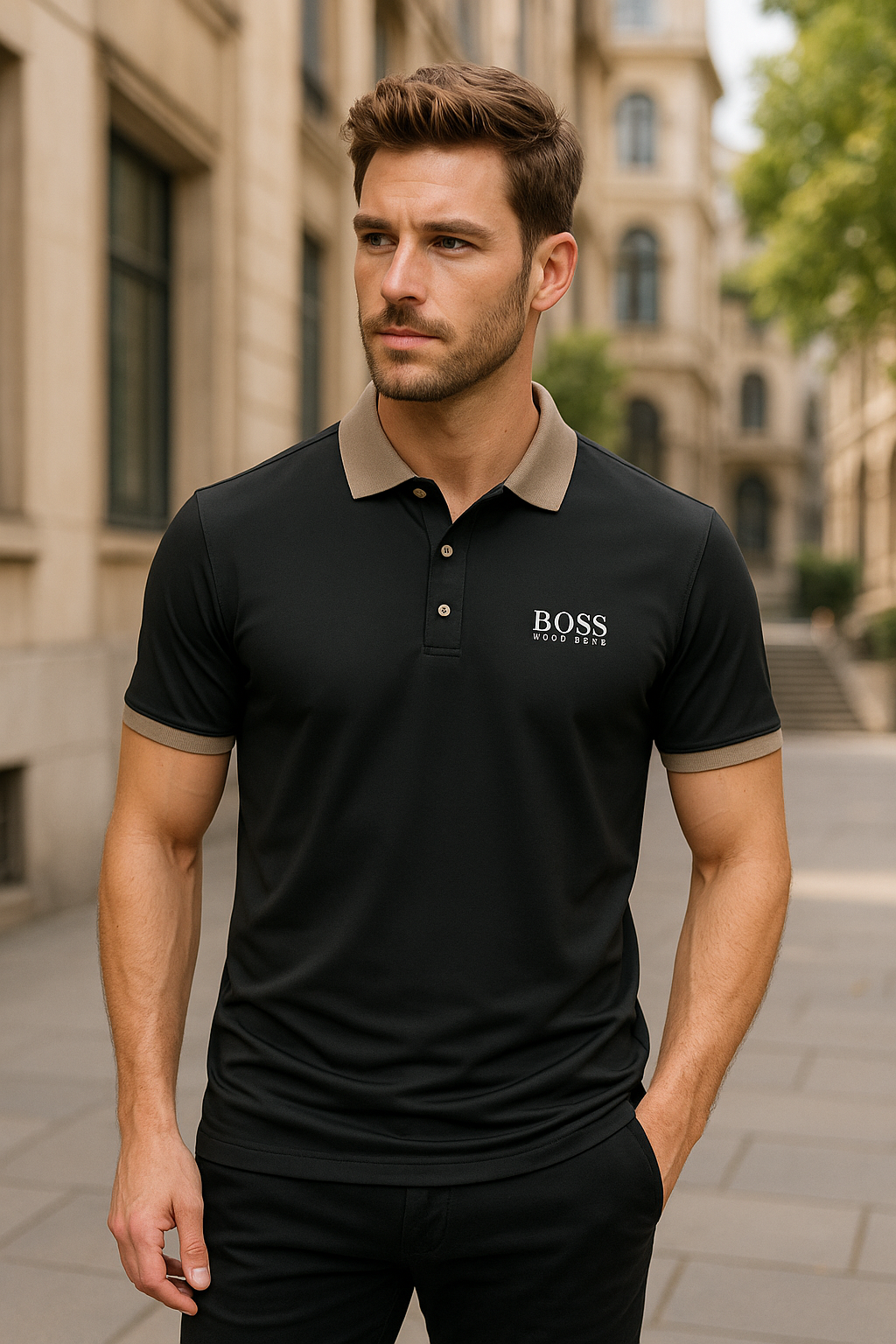 HB – Hoge kwaliteit polo met korte mouwen