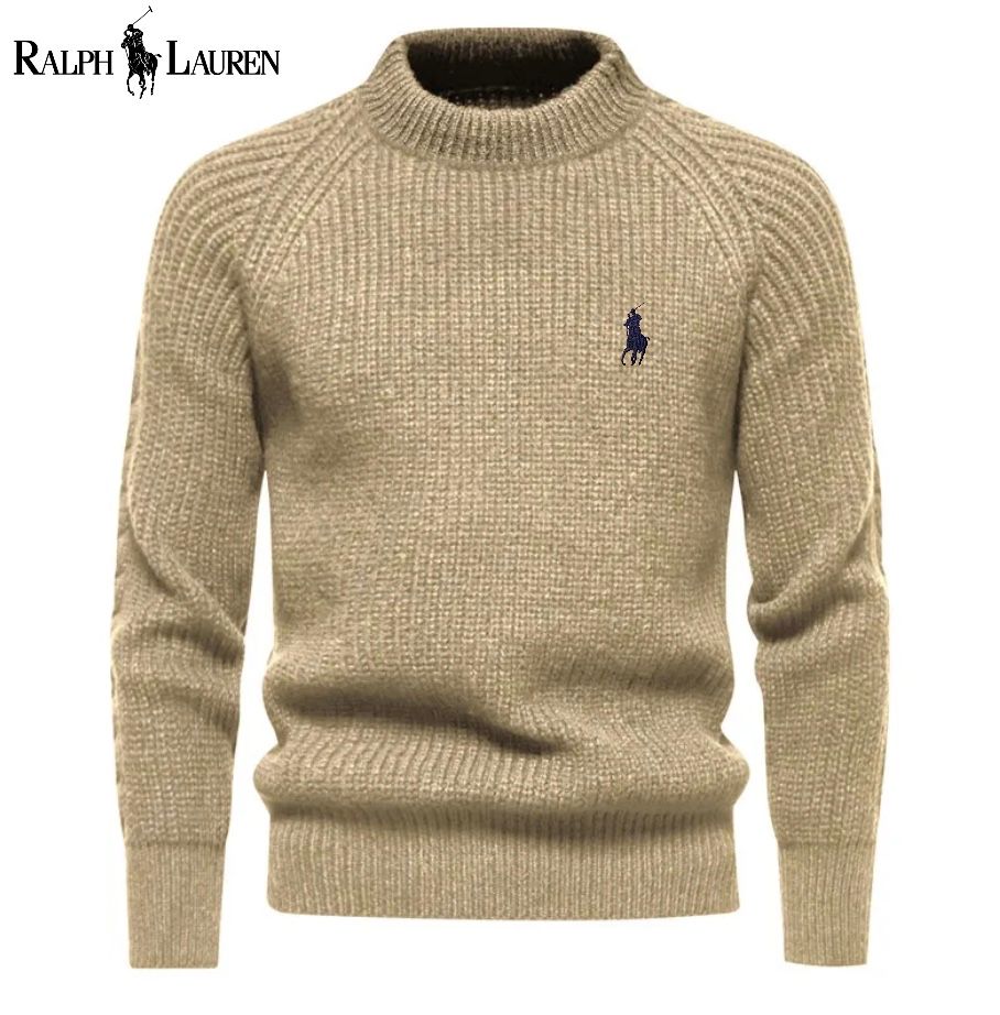 R&L – Katoenen Trui met Ronde Hals