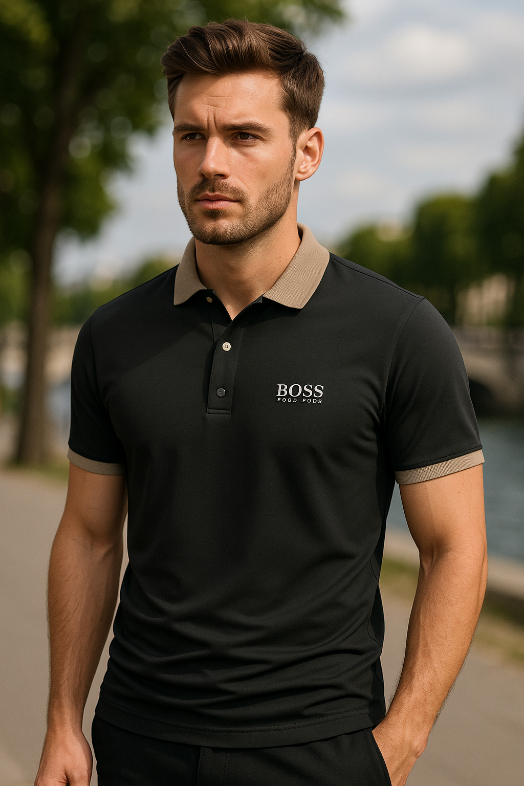 HB – Hoge kwaliteit polo met korte mouwen