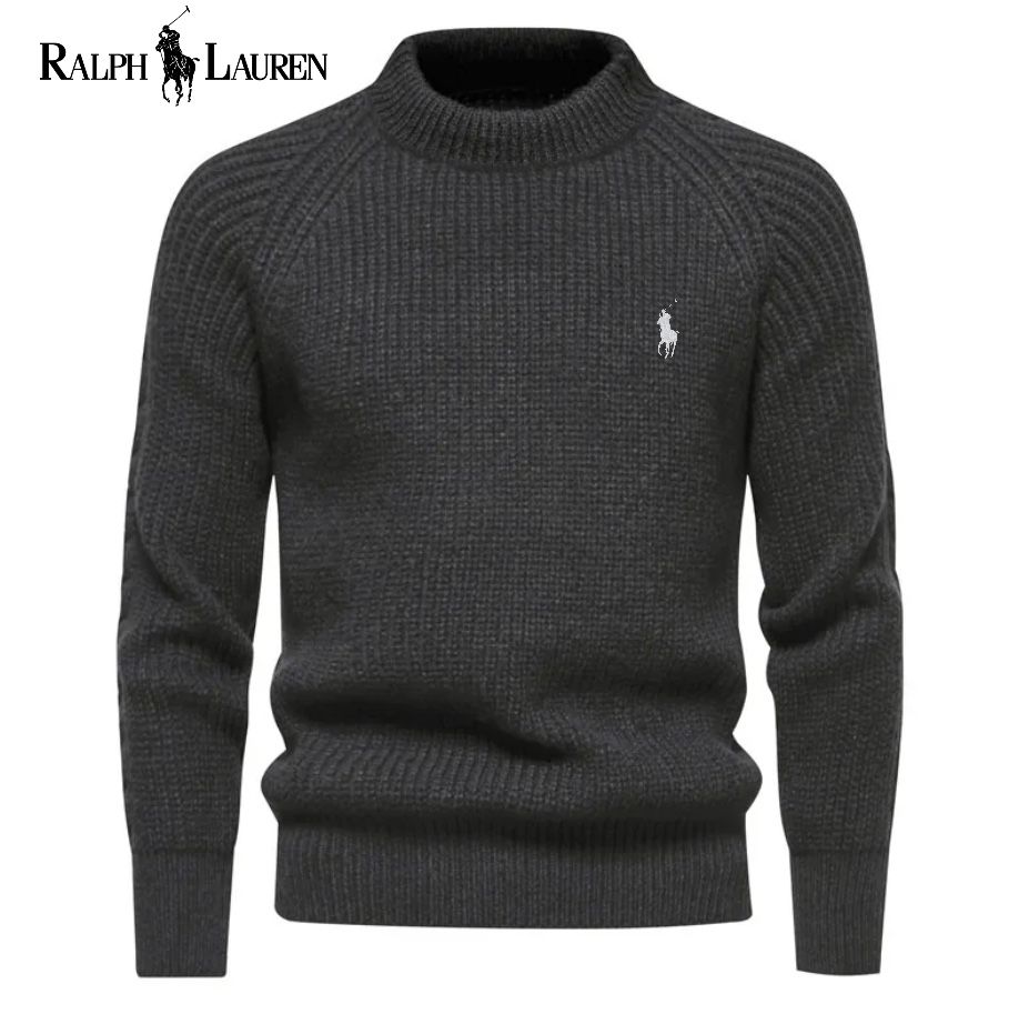 R&L – Katoenen Trui met Ronde Hals