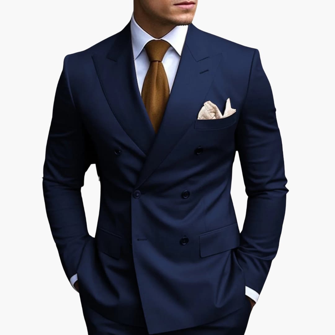 Zweireiher-Anzug für Herren - Klassisches Design mit Stil