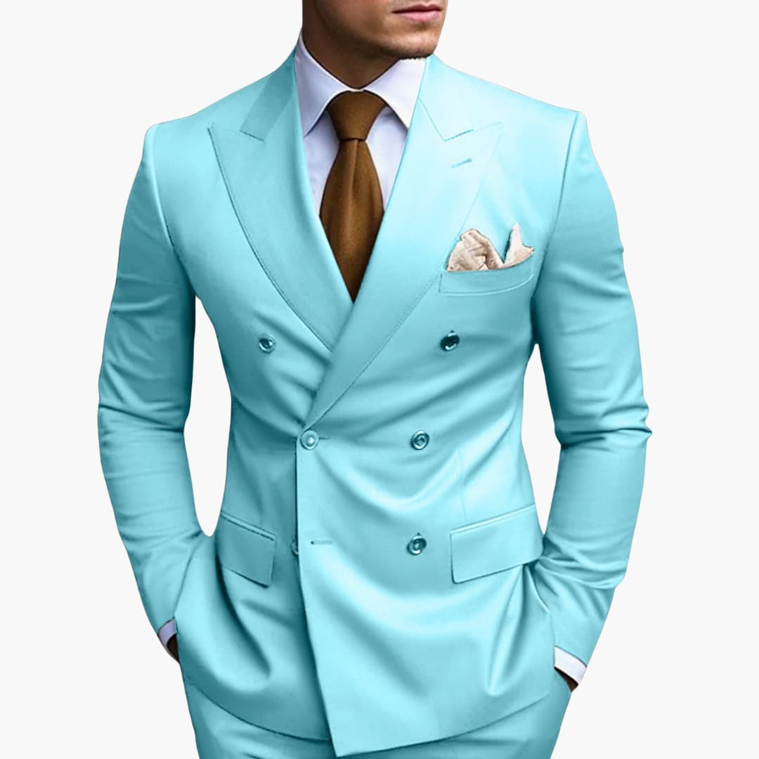 Zweireiher-Anzug für Herren - Klassisches Design mit Stil