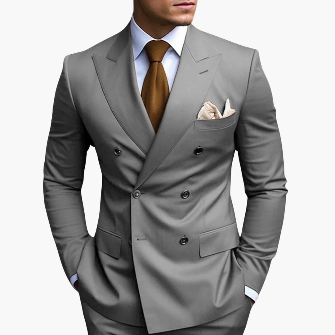 Zweireiher-Anzug für Herren - Klassisches Design mit Stil