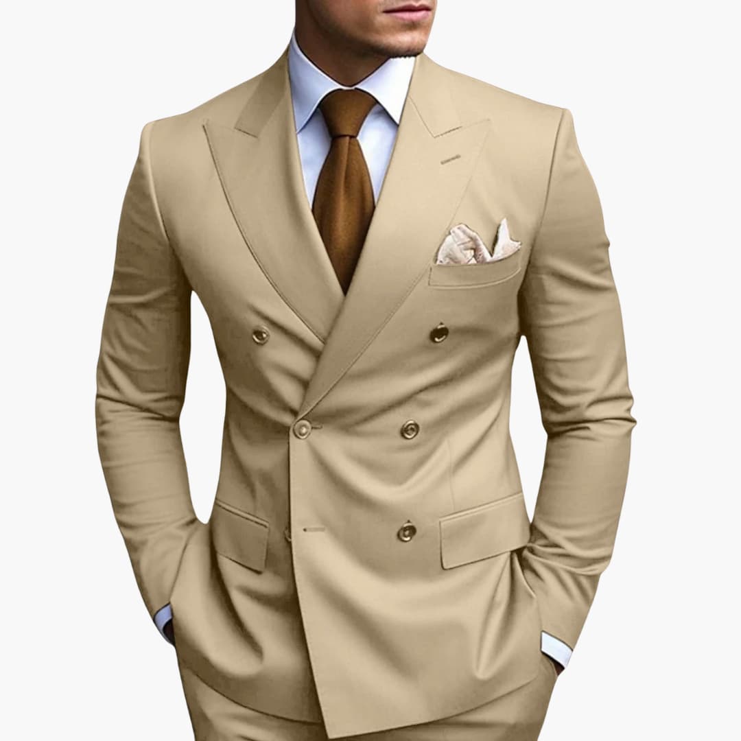 Zweireiher-Anzug für Herren - Klassisches Design mit Stil